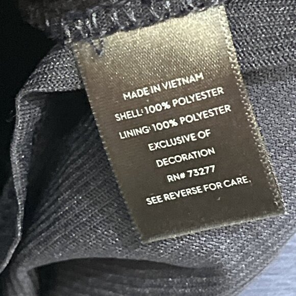 Simply Vera Wang Top L Blue Burnout Velvet Chiffon Trim Tunic Whimsigoth Fairy - Picture 4 of 8